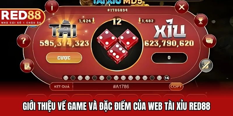 Giới thiệu về game và đặc điểm của web tài xỉu RED88