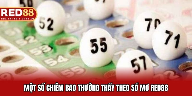 Một số chiêm bao thường thấy theo sổ mơ RED88