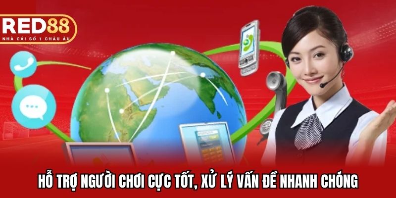 Hỗ trợ người chơi cực tốt, xử lý vấn đề nhanh chóng